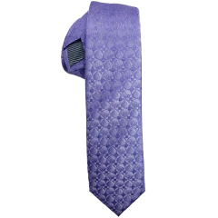 Imagem do Gravata Slim Jacquard Poliéster Texturizada Lilás