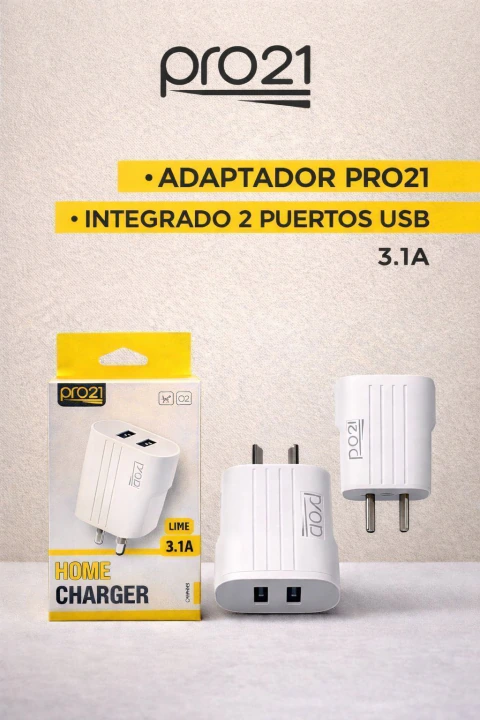 ADAPTADOR PRO21 3.1A LITE