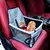 Bolsa de Transporte para Carro com Assento Elevado – Impermeável, Dobrável e com Tela de Segurança | Ideal para Cães Pequenos e Gatos. - Amicão & Mia