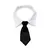Gravata Formal para Cães e Gatos – Gravata Borboleta Preta e Vermelha | Acessório Elegante para Pets Pequenos e Médios - Amicão & Mia