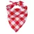Bandanas de Algodão para Cães Médios e Grandes – Estilo Clássico Xadrez | Lenço Triangular para Pets como Golden Retriever. - Amicão & Mia