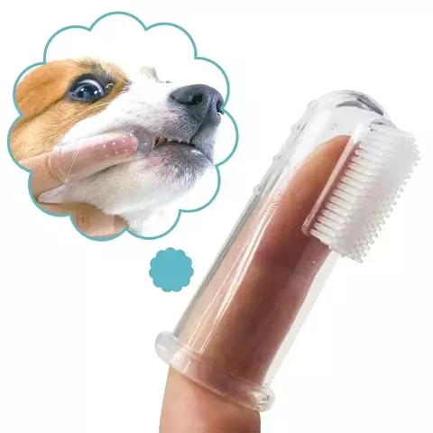 Escova de Dentes Super Macia para Pets – Ideal para Cães e Gatos | Remove Tártaro, Combate o Mau Hálito e Garante Higiene Bucal - comprar online