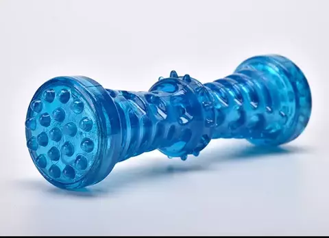 Brinquedo de Borracha em Forma de Osso para Cães – Resistente à Mordidas, Interativo e com Função de Escova Dental | Ideal para Filhotes - comprar online
