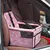 Imagem do Bolsa de Transporte para Carro com Assento Elevado – Impermeável, Dobrável e com Tela de Segurança | Ideal para Cães Pequenos e Gatos.