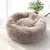 Cama Redonda de Pelúcia para Pets – Ninho Macio e Quentinho para Cães e Gatos | Almofada Aconchegante de Inverno em Tamanhos 50cm, 60cm e 70cm - Amicão & Mia