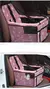 Bolsa de Transporte para Carro com Assento Elevado – Impermeável, Dobrável e com Tela de Segurança | Ideal para Cães Pequenos e Gatos. na internet