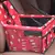 Bolsa de Transporte para Carro com Assento Elevado – Impermeável, Dobrável e com Tela de Segurança | Ideal para Cães Pequenos e Gatos.
