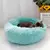 Imagem do Cama Redonda de Pelúcia para Pets – Ninho Macio e Quentinho para Cães e Gatos | Almofada Aconchegante de Inverno em Tamanhos 50cm, 60cm e 70cm