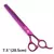 Imagem do Tesoura Profissional Curva para Tosa de Pets 7.0''/8.0'' – Dragão Roxo | Gatos e Cães | Modelo Z3005
