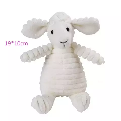 Brinquedo de Pelúcia em Formato de Animal para Cães – Com Som Estridente e Resistente à Mordidas | Para Filhotes e Cães de Todos os Tamanhos. - comprar online