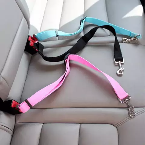 Cinto de Segurança Ajustável para Pets – Clipe de Fixação para Veículo | Ideal para Cães e Gatos em Viagens de Carro. - comprar online
