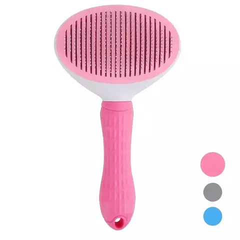 Escova Removedora de Pelos para Cães e Gatos – Autolimpante - comprar online