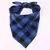 Bandanas de Algodão para Cães Médios e Grandes – Estilo Clássico Xadrez | Lenço Triangular para Pets como Golden Retriever. - comprar online