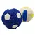 Brinquedo de Látex Natural para Cães – Bola com Som em Formato de Futebol, Vôlei ou Rugby | Ideal para Mastigação e Limpeza dos Dentes - loja online