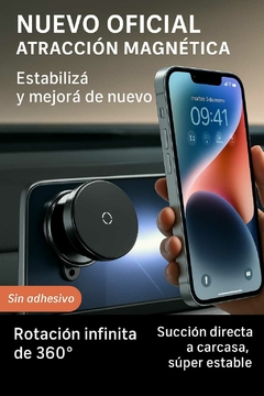 Soporte Magnético Celular Auto 360° Rotación Sin Adhesivo - tienda online
