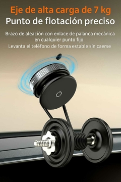 Soporte Magnético Celular Auto 360° Rotación Sin Adhesivo