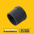 Tapón negro para paneles de 24 mm de grosor, material plástico