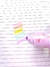 Imagem do Kit Com 6 Unidades Mini Caneta Marca Texto Cute