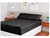 Jogo de Cama Casal 100% Poliéster Preto 3 Peças