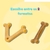 Brinquedo Premium Osso Bamboo Sabor Bacon Letras V, Y, I Pequeno Para Cachorros - Luna pets planet