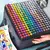 Conjunto de Canetas Marcadoras Touch Bgln – 24 a 80 Cores Dupla Ponta (Base Oleosa) - loja online