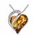 Imagem do Heart Shaped Geometric Birthstone Necklace