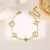 Light Luxury Four-Leaf Clover Bracelet - comprar online