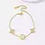 Light Luxury Four-Leaf Clover Bracelet - Kamylla Joias