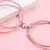Magnetic electrocardiogram couple bracelet