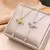 Moving Small Wings Clavicle Titanium Steel Necklace