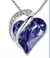 Heart Shaped Geometric Birthstone Necklace - Kamylla Joias