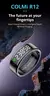 COLMI R12 Smart Touch Ring 2025 – Anel Inteligente com Tela, Estilo e Carregamento Sem Fio