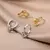 Brinco Love Shine – Coração de Zircônia Dourado