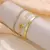 3 Pulseiras Douradas Folheadas a Ouro – Delicadas, Elegantes e Ajustáveis - loja online