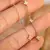 Novo aço inoxidável zircão pulseira para mulheres 18k banhado a ouro quatro fo - Kamylla Joias