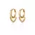 Imagem do Brinco Love Shine – Coração de Zircônia Dourado