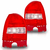 Par Lanterna Traseira Gol G3 1999 2000 01 2002 03 2004 2005 Aba Verm - comprar online