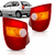 Lanterna Traseira Palio 1996 1997 1998 1999 A 2000 Tricolor Aba Verm