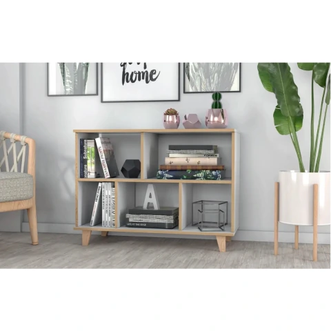 Biblioteca Estanteria Rack Tv Mueble Organizador Horizontal