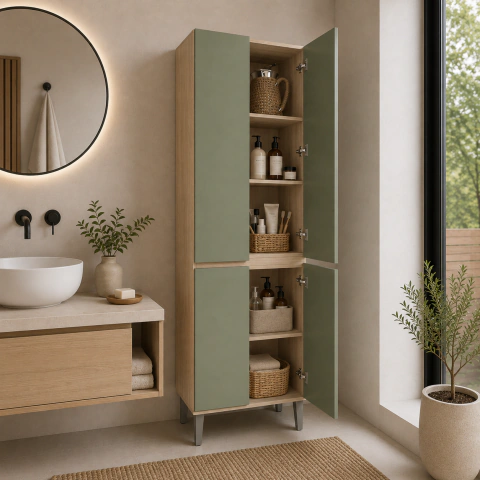 Despensero Multifuncion Organizador 4 Puertas 200cm