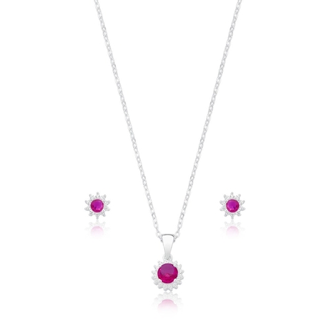 Conjunto Flor de Rosa