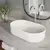 CUBA OBLONGA DE APOIO 50 CM - BRANCO