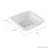 CUBA EMBUTIR QUADRADA 350MM - BRANCO na internet