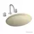 CUBA EMBUTIR UNIV OVAL 490X365MM-CREME - comprar online