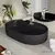 CUBA OVAL DE APOIO C MESA 60CM-ÉBANO FC - comprar online