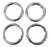 Argola Mosquetão Articulado 30mm Níquel - 04 Pecas - comprar online