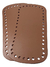 2 Fundos Bolsa Couro Legitimo Crochê Macramê 22,8cmx11,4cm - Adornai