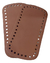 2 Fundos Bolsa Couro Legitimo Crochê Macramê 22,8cmx11,4cm