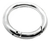 Argola Mosquetão Articulado 30mm Níquel - 04 Pecas