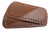 2 Fundos Bolsa Couro Legitimo Crochê Macramê 22,8cmx11,4cm - comprar online